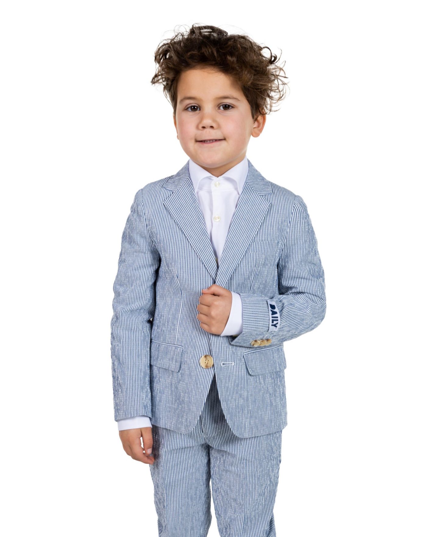 Детский нарядный костюм OppoSuits Daily из сирсакера, для мальчиков — фото 2