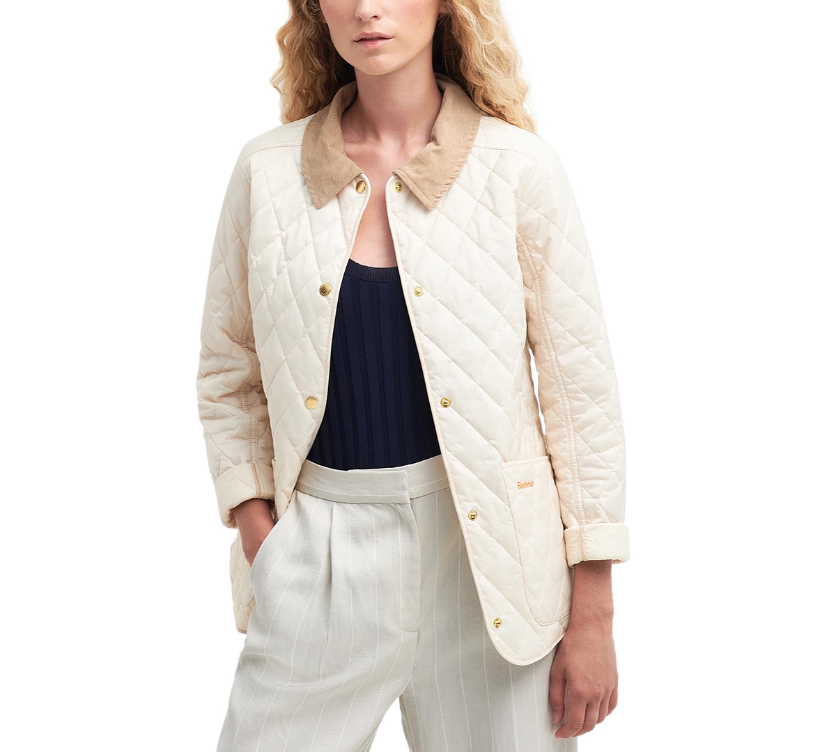 Shop Barbour Women's Annandale Quilted Jacket In Calico