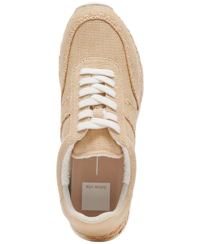 Dolce Vita Women's \"Ayita\" Beige Raffia Sneaker Size: 6
