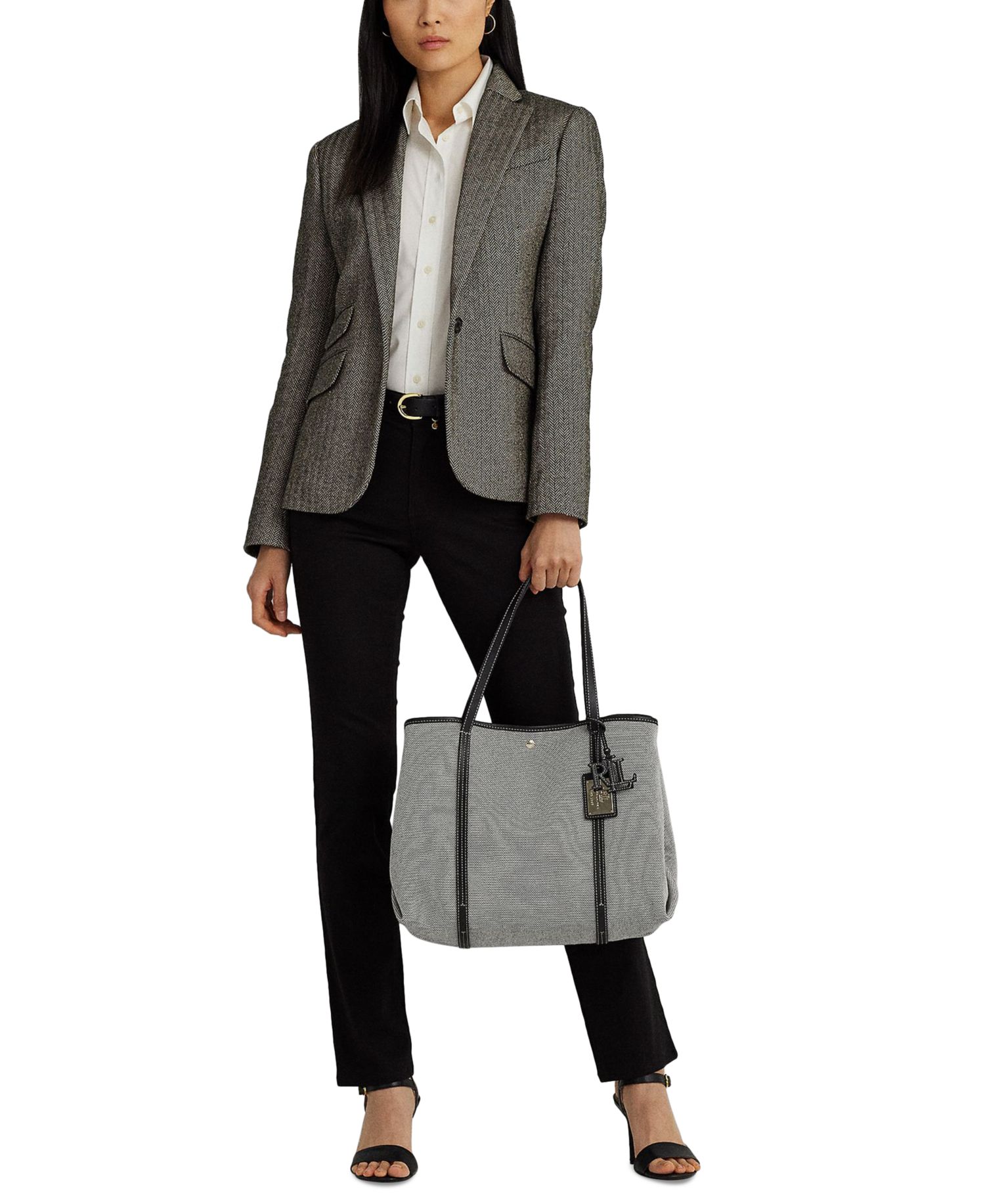 Emerie Canvas & Leather Extra-Large Tote Bag