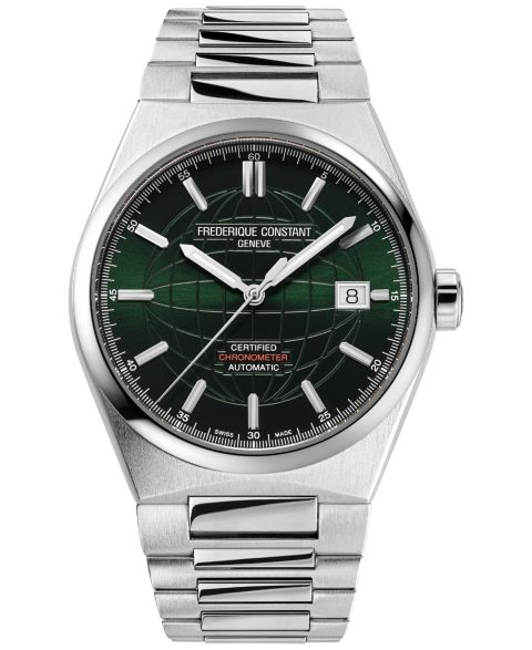 Мужские часы Frederique Constant Swiss Automatic Highlife Cosc Stainless Steel Bracelet Watch 39mm