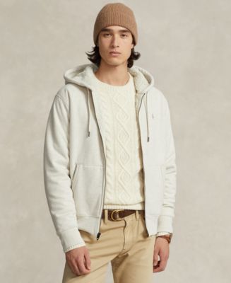 Polo by Ralph Lauren フード付ジャケット ホワイト XL Polo Ralph Lauren Men's Zip-Front Fleece-Lined Hoodie - Macy's