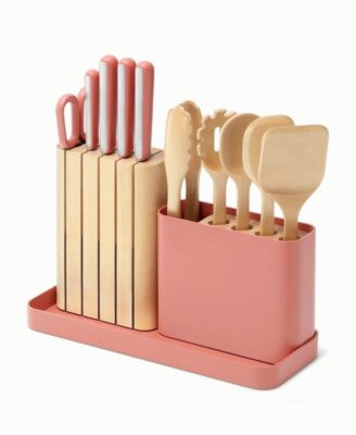 Stainless Steel 14 Piece Knife and Utensil Set