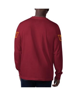 Men's Burgundy Washington Commanders Clutch Hit Long Sleeve T-shirt