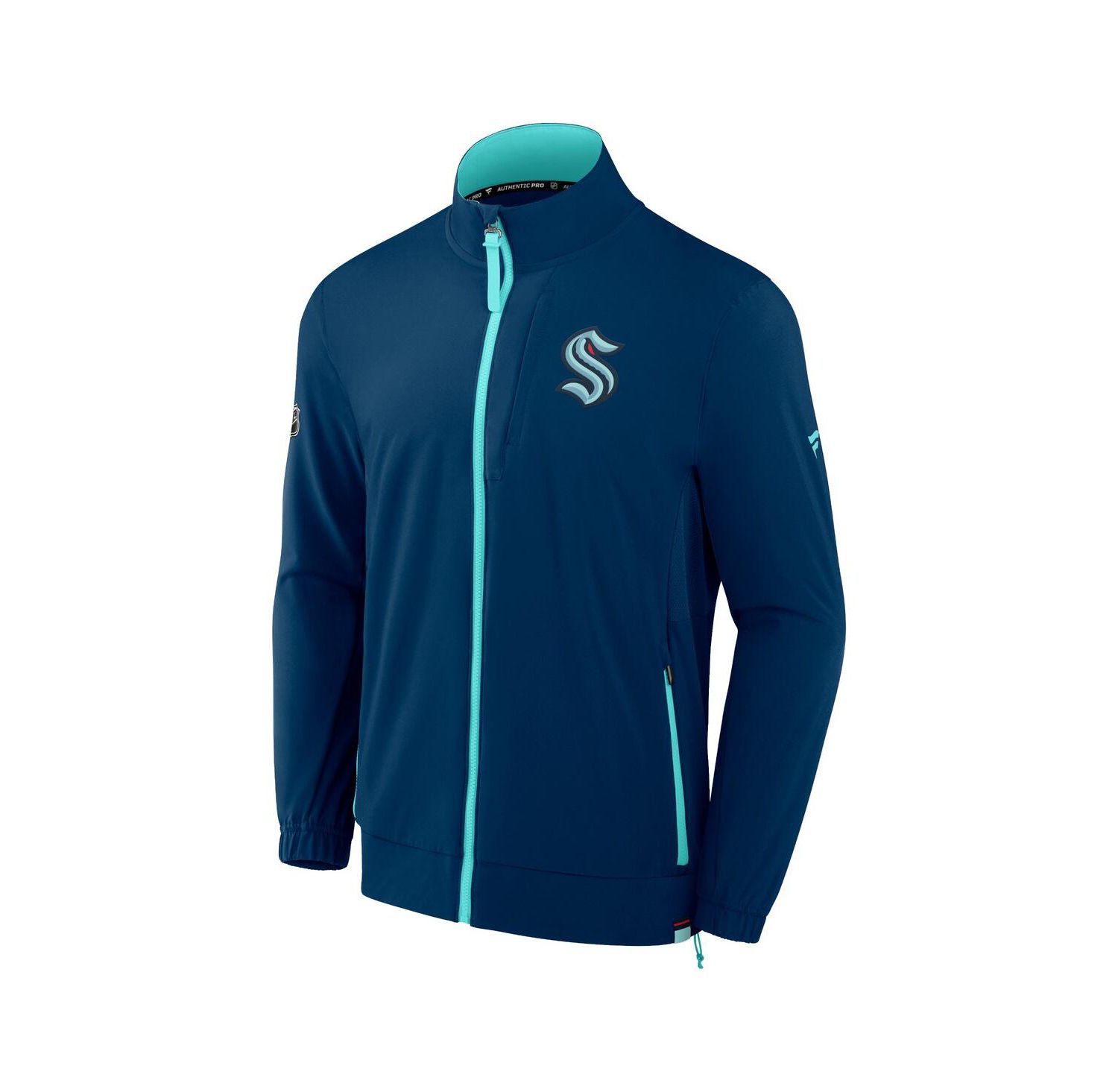 Men's Deep Sea Blue Seattle Kraken Authentic Pro Rink Full-Zip Jacket