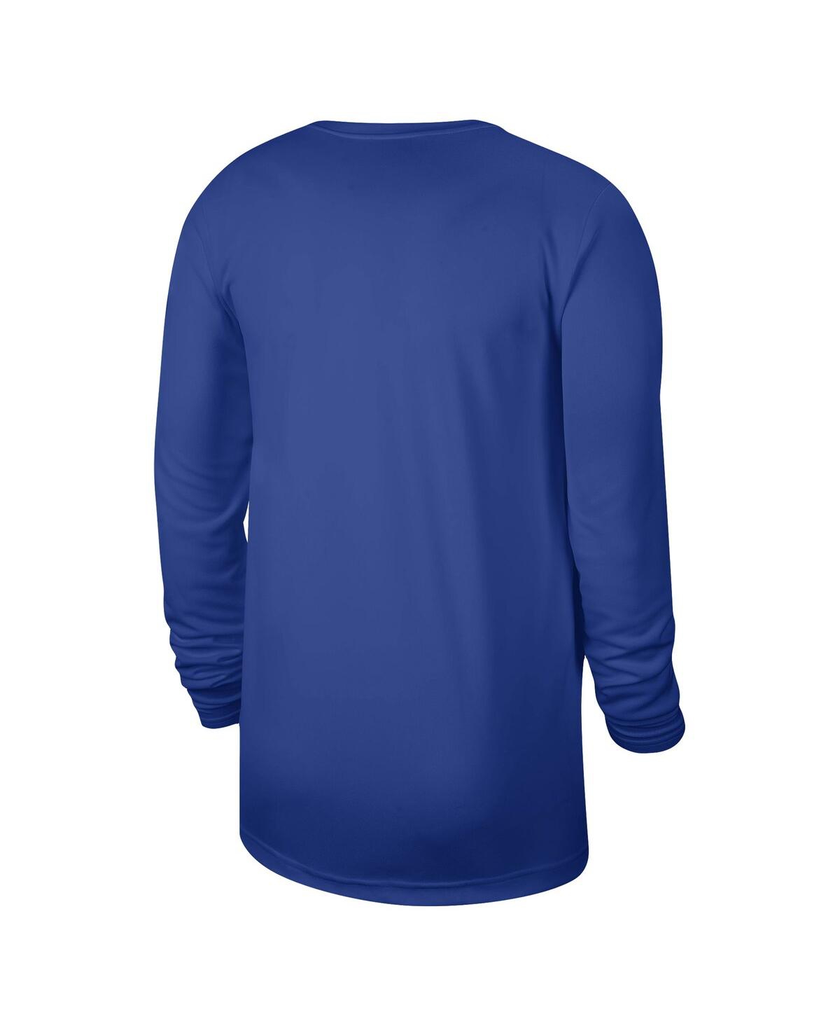 Nike Men's And Women's  Royal Philadelphia 76ers 2023/24 Legend On-court Practice Long Sleeve T-shirt In Royal