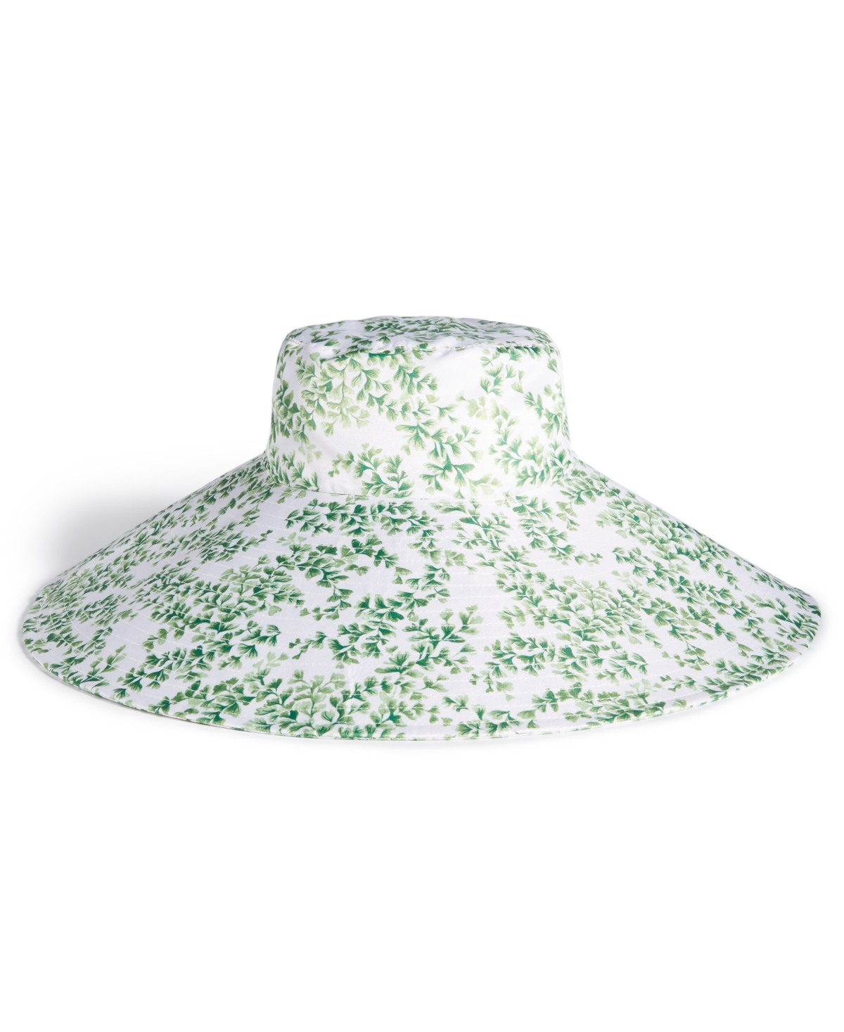 Flower Show Wide Brim Hat, Created for Macy's - Green Leaf