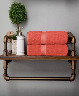 100% Egyptian Cotton 2-Pc Bath Towel Set