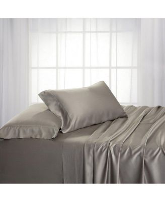 Viscose from Bamboo Cotton Sheet Set - 15" Deep Pockets, Twin XL