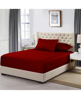 Solid 600 Thread Count Cotton Fitted Sheet Only, King