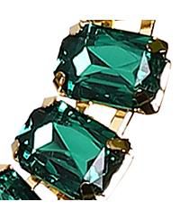 Women's Green  Stone Strand Necklace