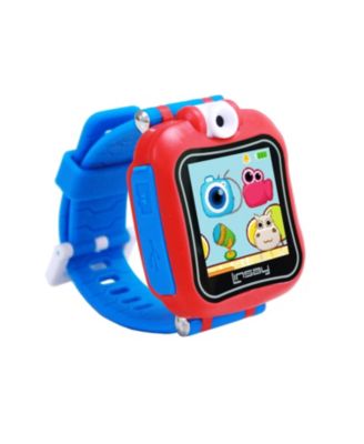 New 10.1" Tablet Octa Core 128GB Bundle with Gamer Style Case and Kids Smart Watch Selfie & Camera BLUE Newest Android 15