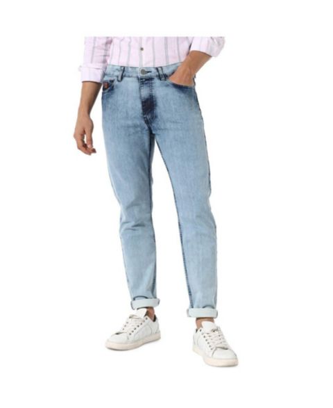 Мужские джинсы Cahoot Campus Sutra Light-Wash Skinny Fit Denim Jeans, цвет: Светлый синий