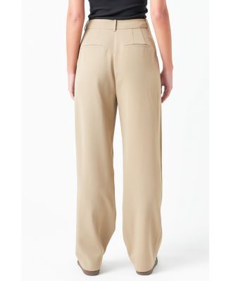 Women's Wide Leg High Waisted Trouser