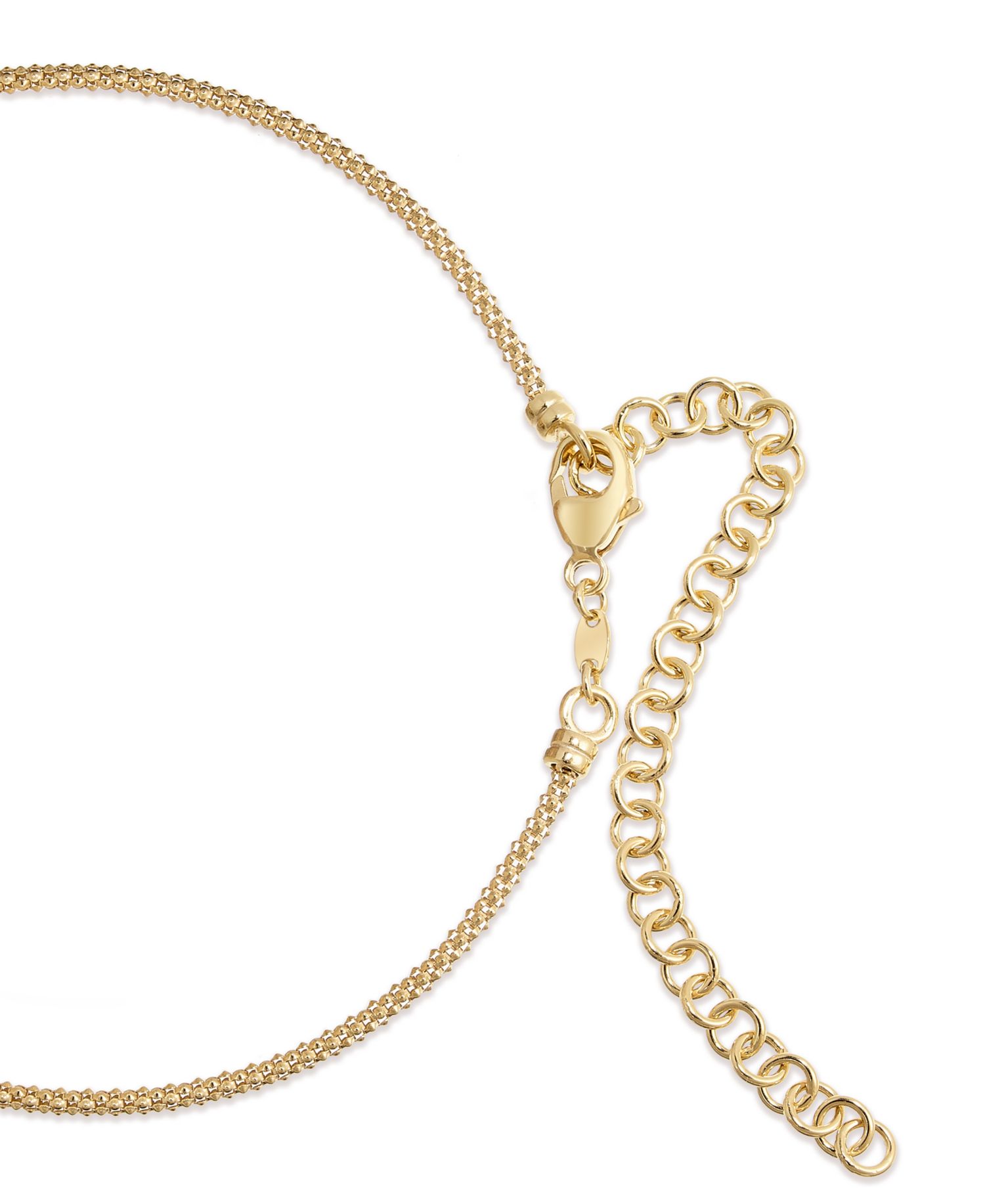 Lapis Lazuli Triple Drop Pendant Necklace in 14k Gold-Plated Sterling Silver, 18 + 3" extender (Also in Turquoise, Citrine, Amethyst, Garnet & Onyx)