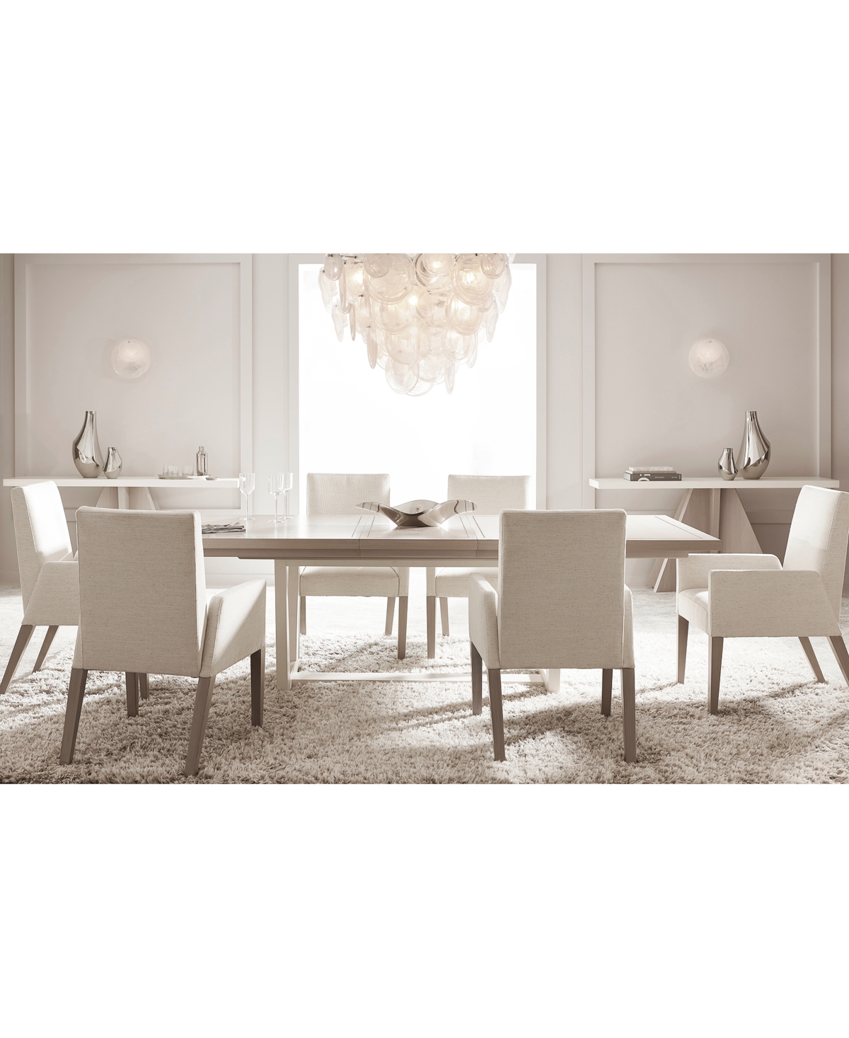 Bernhardt Stratum 7pc Dining Set (table + 6 Chairs) In No Color