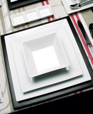 Kingsley Casual Square 12-Piece Dinnerware Set, Service for 4