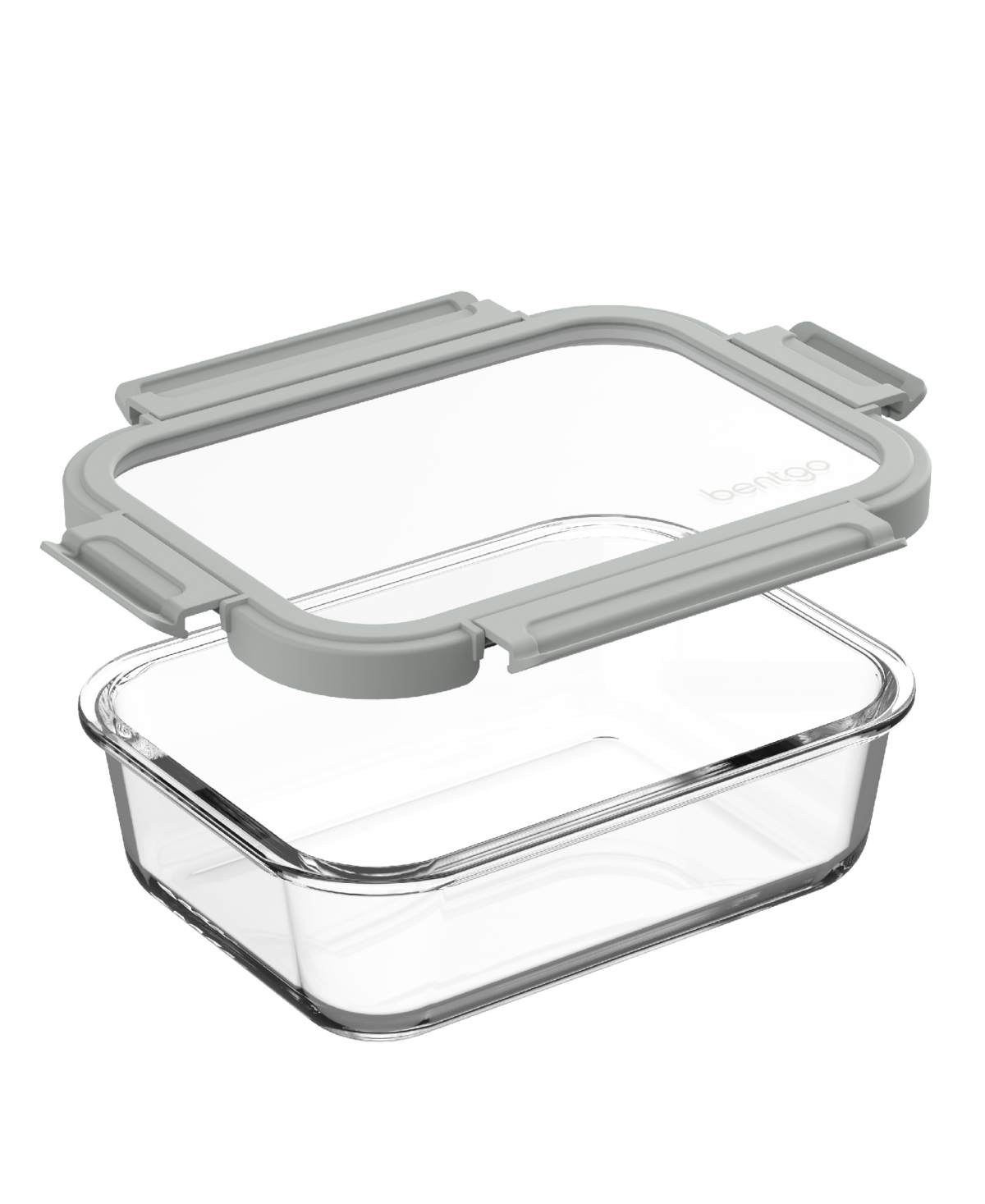 Shop Bentgo Leak-resistant Glass 2 Pack 4.4 Cup And 6.3 Cup Food Storage Set In Pebble Beach