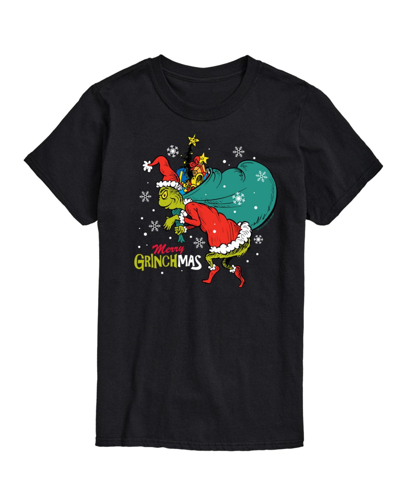 Мужская футболка AIRWAVES The Grinch Short Sleeve, цвет: Чёрный — фото 1