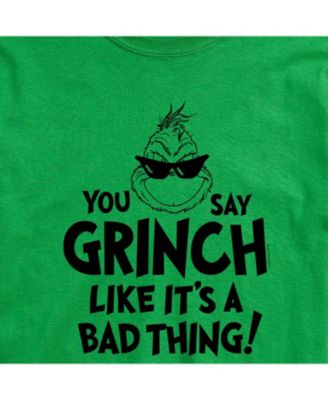 Men's The Grinch Like It's A Bad Thing Short Sleeve Tee