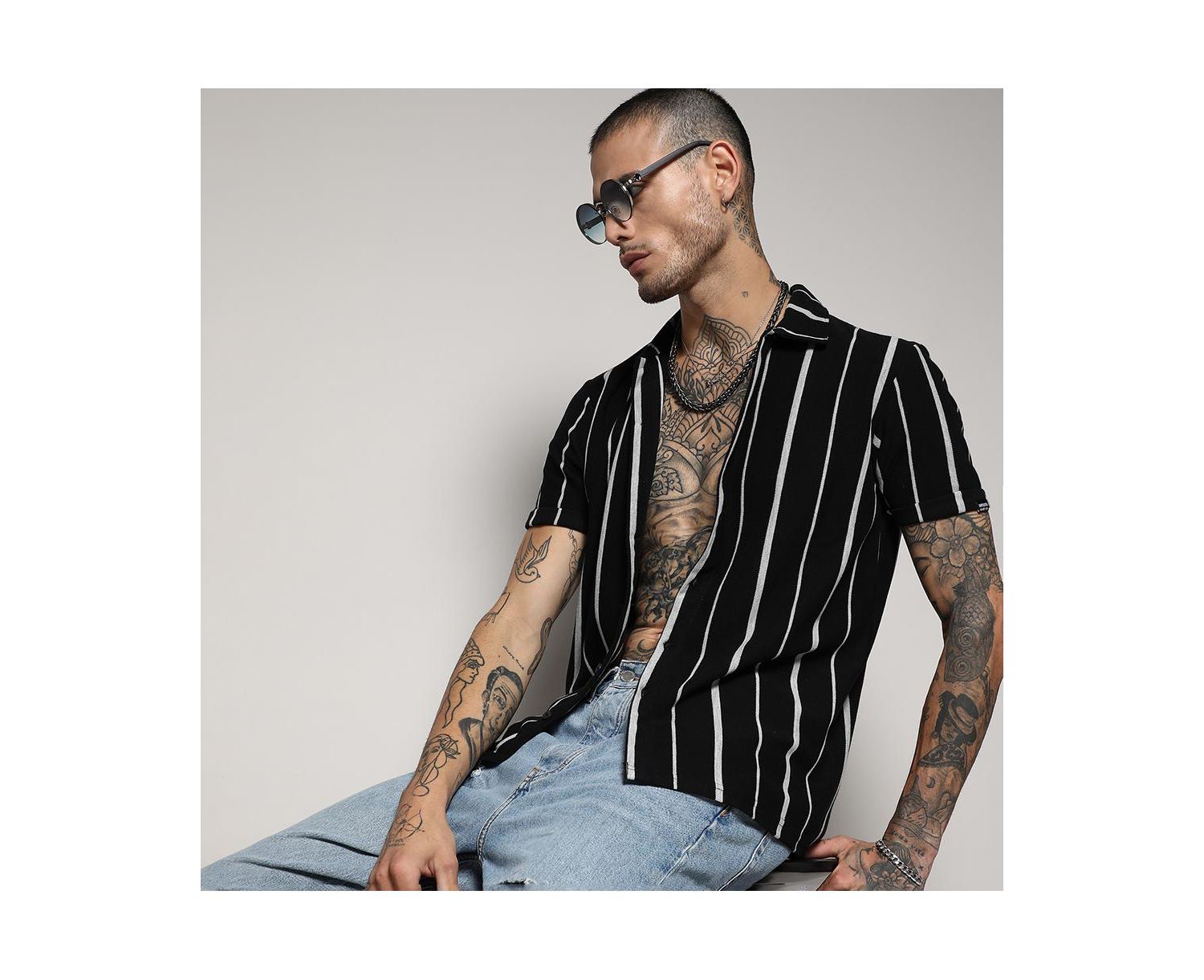 Men's Men Striped Casual Shirts