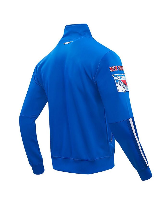 Pro Standard Men's Blue New York Rangers Classic Chenille FullZip