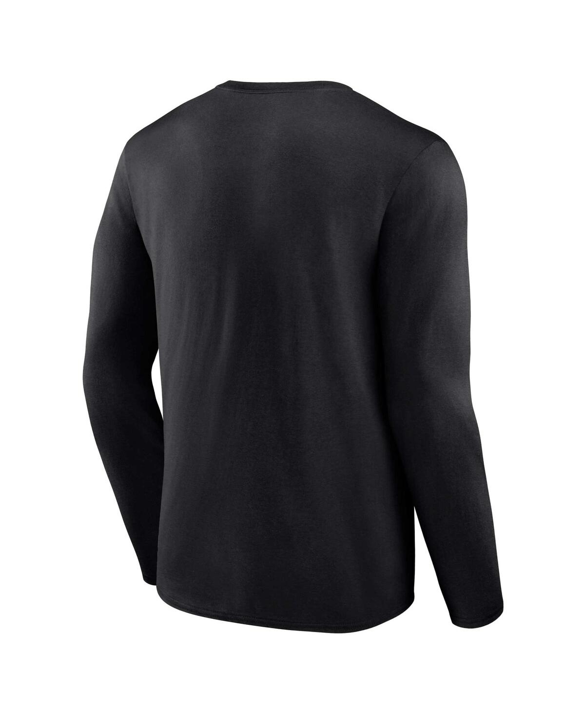 Men's ProfileGeorgia Bulldogs Big and Tall Two-Hit Graphic Long Sleeve T-shirt - Black
