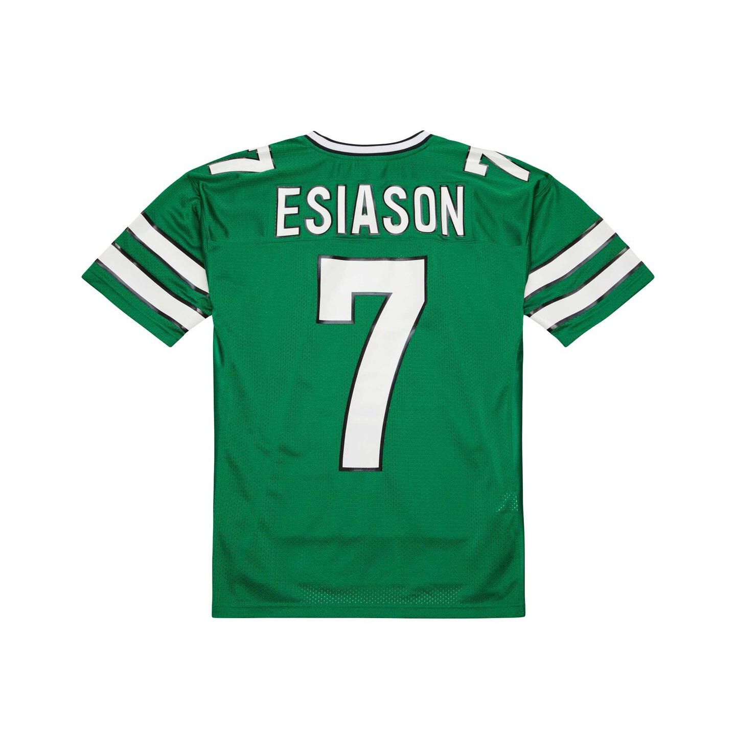 Мужской топ Mitchell & Ness Boomer Esiason Green New York Jets 2004 Authentic Throwback Retired Player Jersey — фото 3