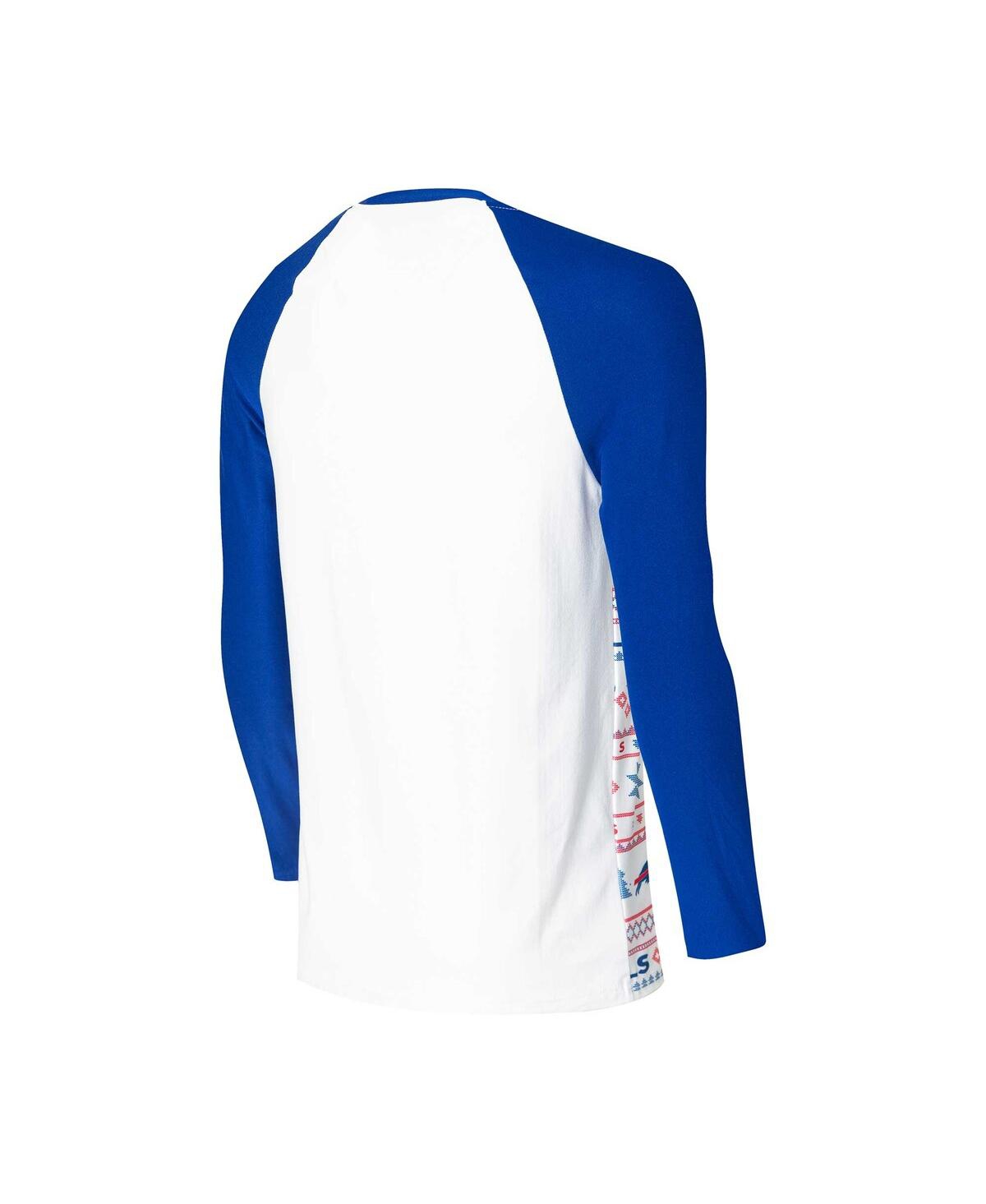 Men's Concepts Sport Royal Buffalo Bills TinselRaglan Long Sleeve T-shirt and Pants Sleep Set - Royal