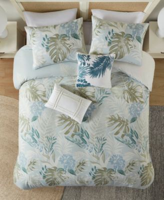 Kiawah Island Cotton 5-Pc. Duvet Cover Set, King/California King