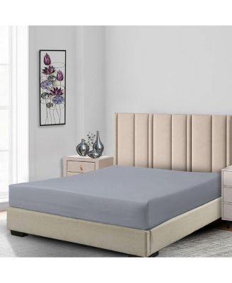 Low Profile Fitted Sheet (7-10 Inches) 100% Cotton Sateen USA, King