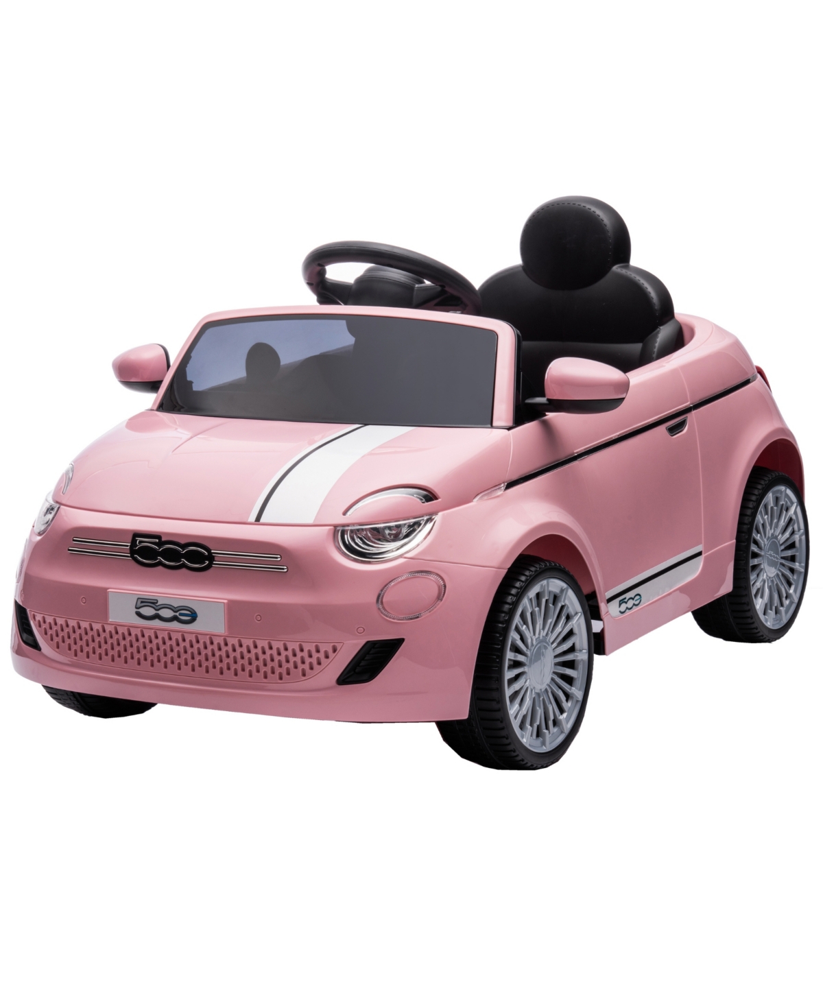 Best Ride On Cars Fiat 500 12v In Pink