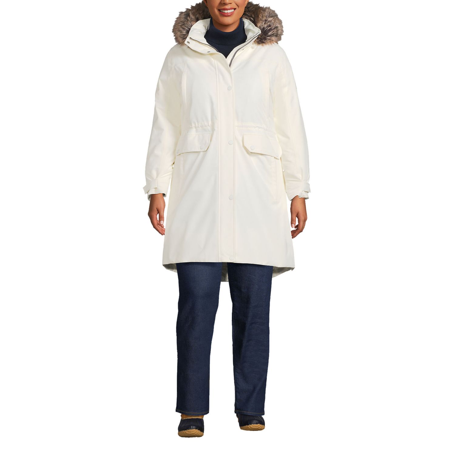 Plus Size Expedition Down Waterproof Winter Parka