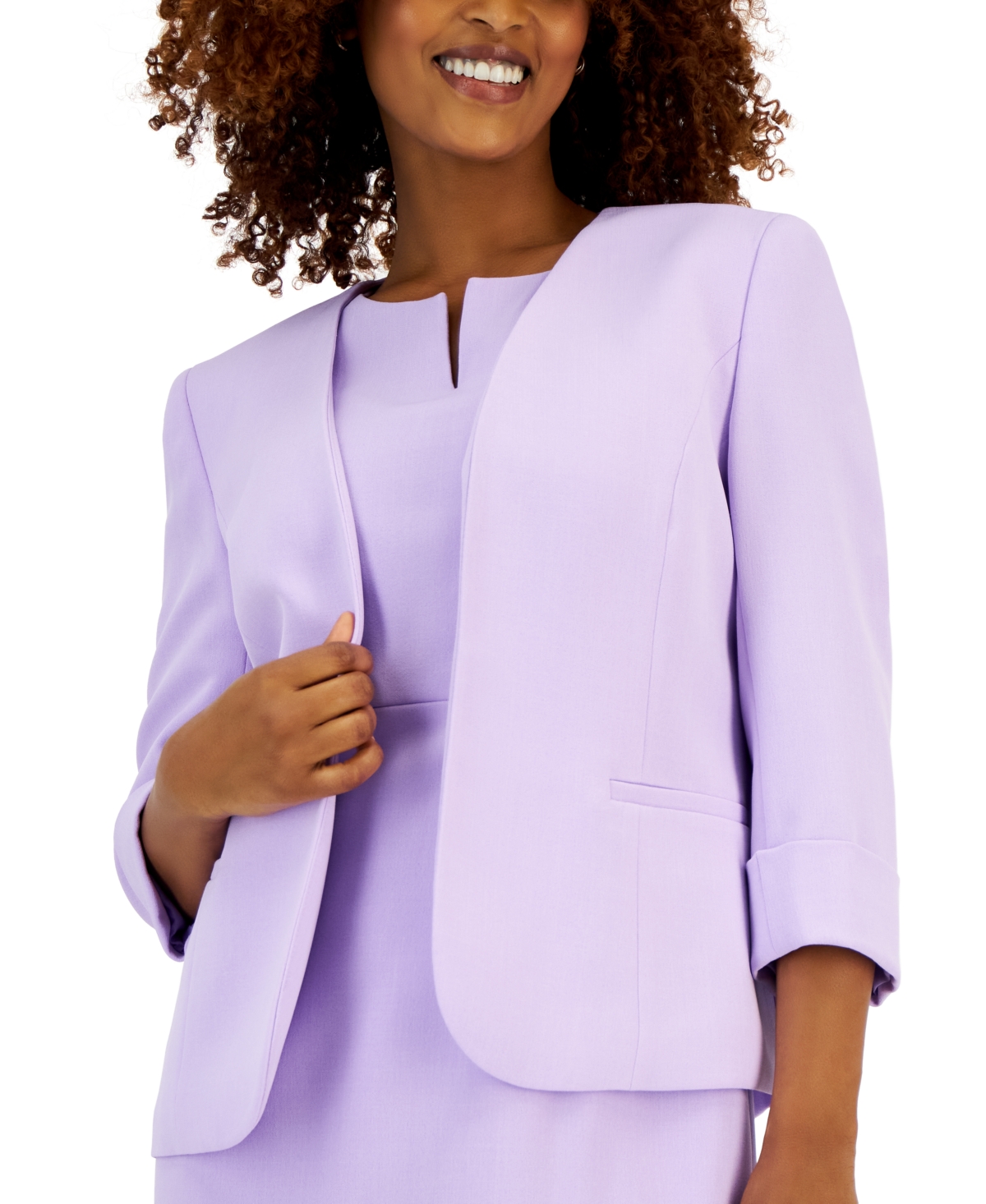 Kasper purple blazer discount