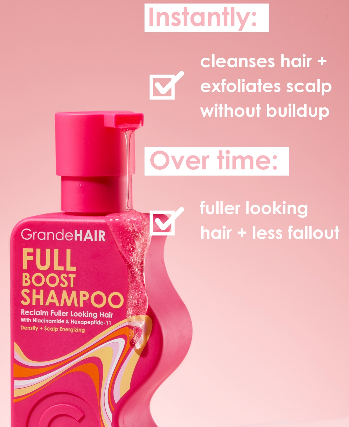 Shop Grande Cosmetics Grandehair Full Boost Shampoo, 8.12 Oz. In No Color