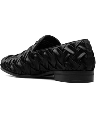 Men's Savoir X-Cross Satin Slip-On Loafers