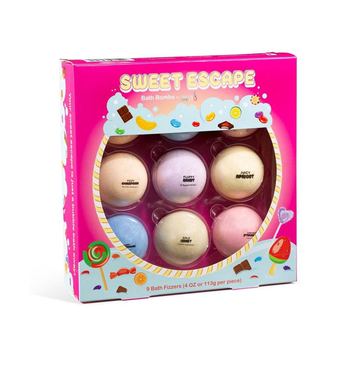 Sweet Escape 9pcs Bath Bomb Spa Gift Set Luxury Body Care Mothers Day Gifts for Mom - Assorted Pre-pack (See Table