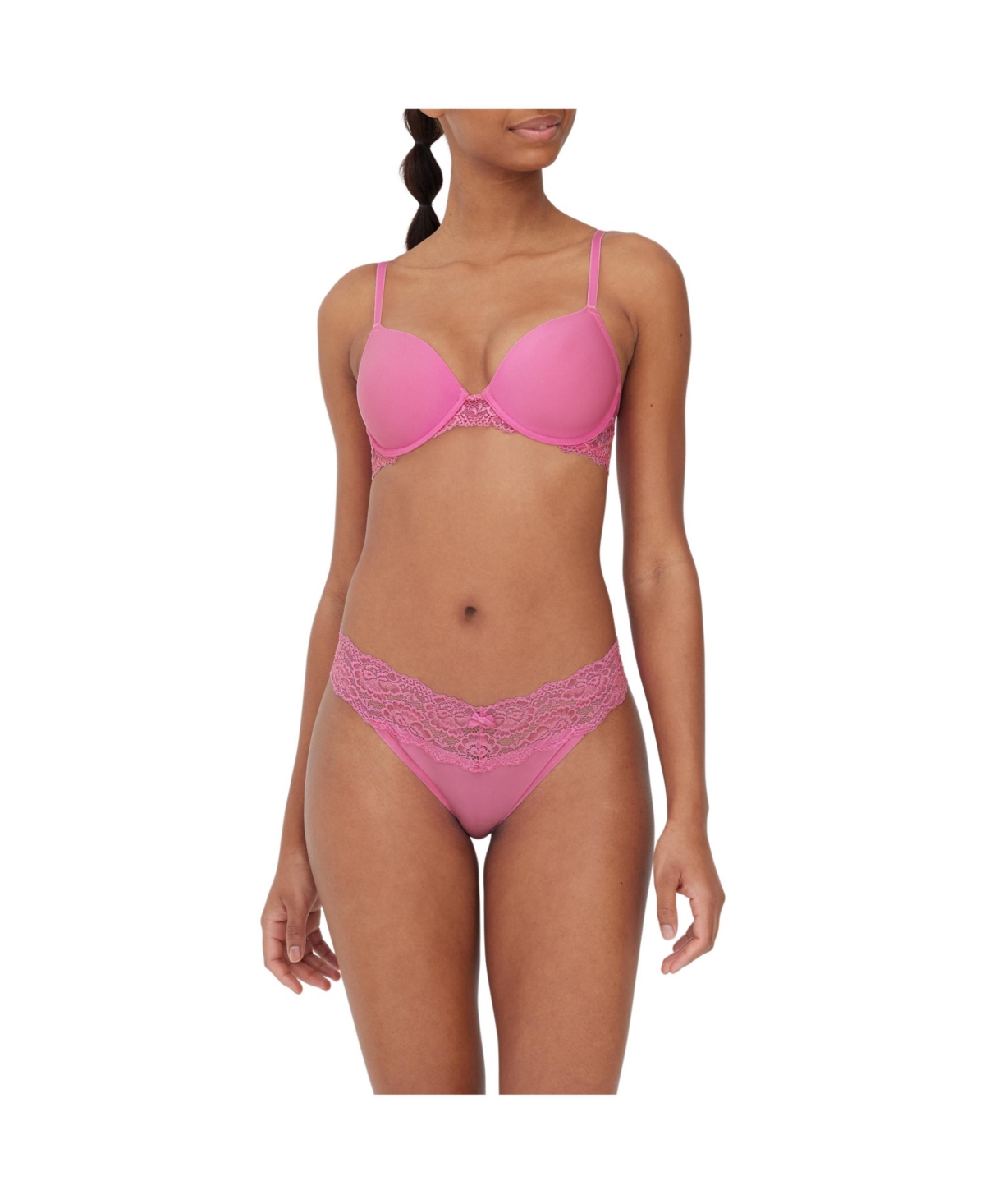 Women's Goddess Lace Trim Thong