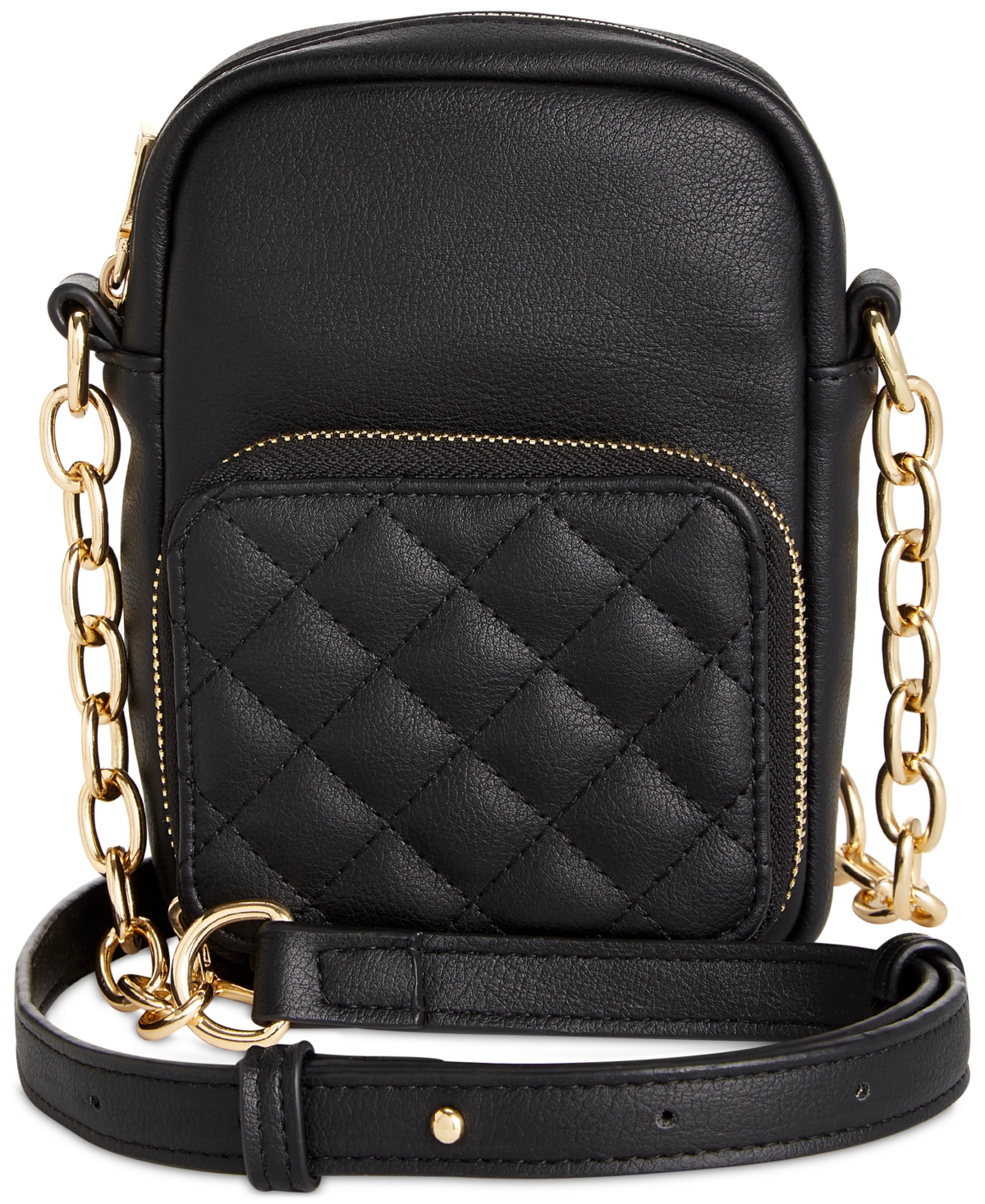 Shop Inc International Concepts Hadli Quilted Zip Around Crossbody, Created For Macy's In Black