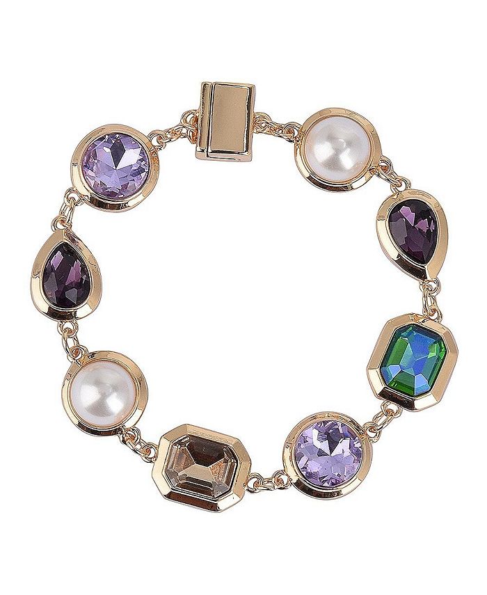 Laundry by Shelli Segal Multi Stone Bracelet with Closure
