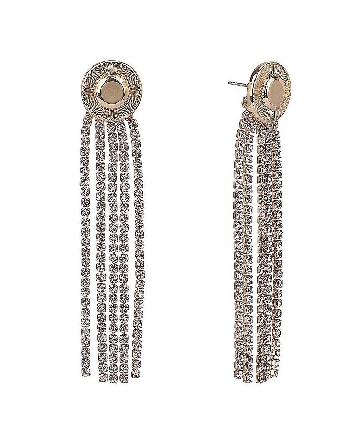 Laundry by Shelli Segal Rhinestone Tassel Earrings Macy's