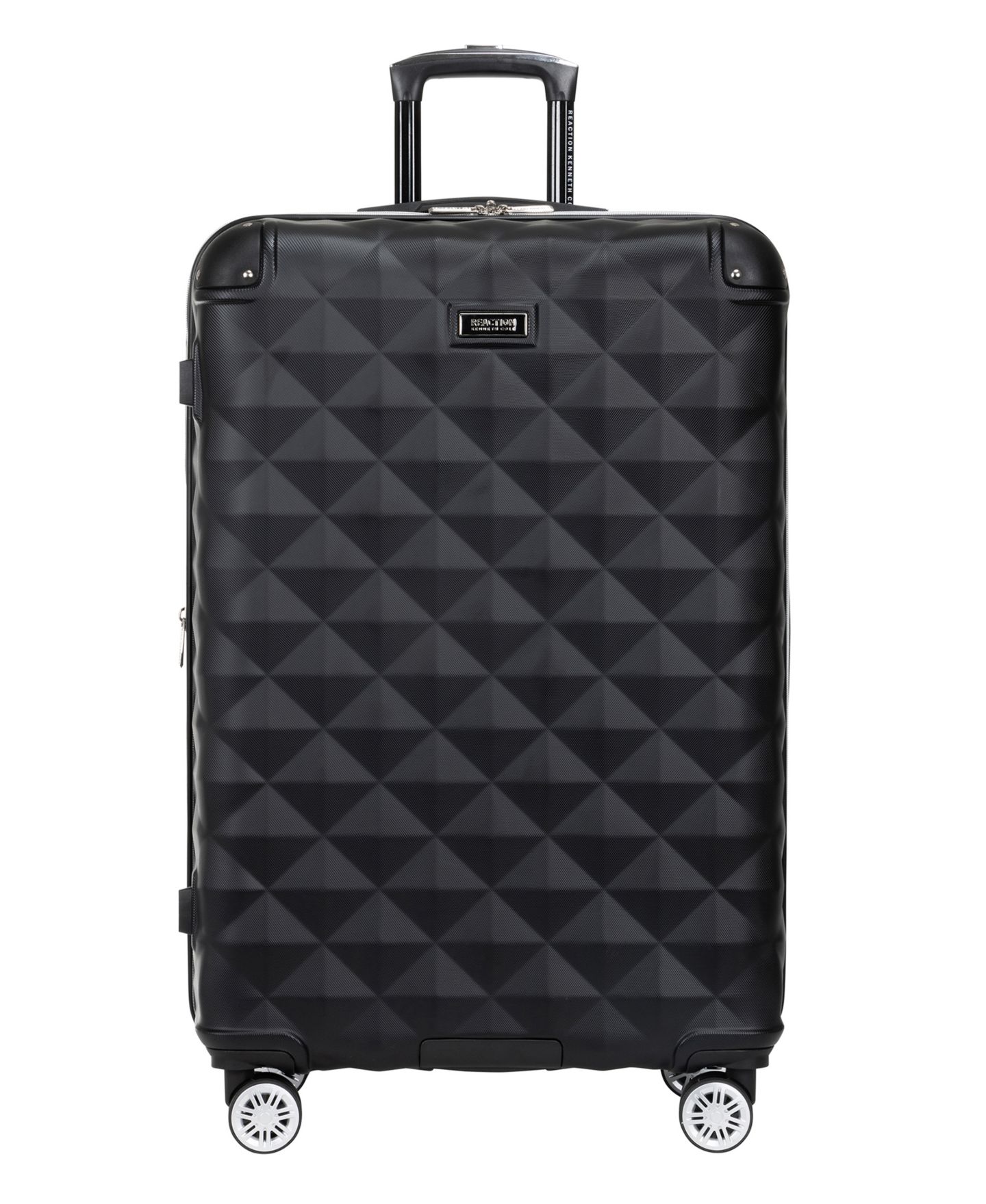 Чемоданы Kenneth Cole Reaction Diamond Tower 3 Piece Hardside Expandable Luggage Set, цвет: Чёрный — фото 4