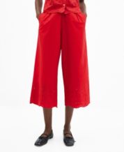 Red Wide Leg Pants: Shop Wide Leg Pants - Macy's
