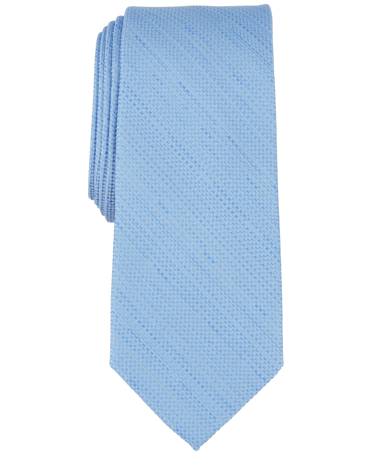 Shop Bar Iii Men's Wren Solid Tie, Created For Macy's In Blue