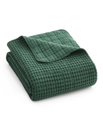 Mills Waffle Stitched Quilted Throw, 60" x 50"