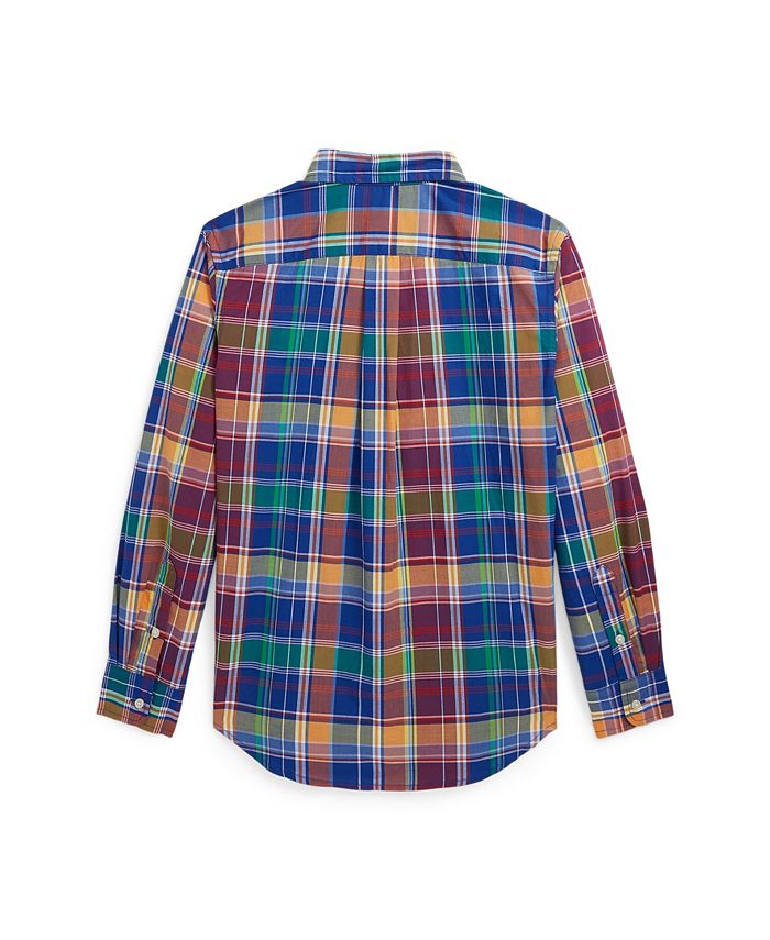 Polo Ralph Lauren Plaid Cotton poplin Dress & Bloomer (Size: 24M) NWT main image 1