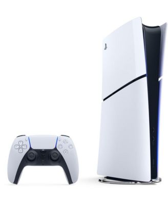 - PlayStation 5 Slim Console Digital Edition - White Bundle With Accessories