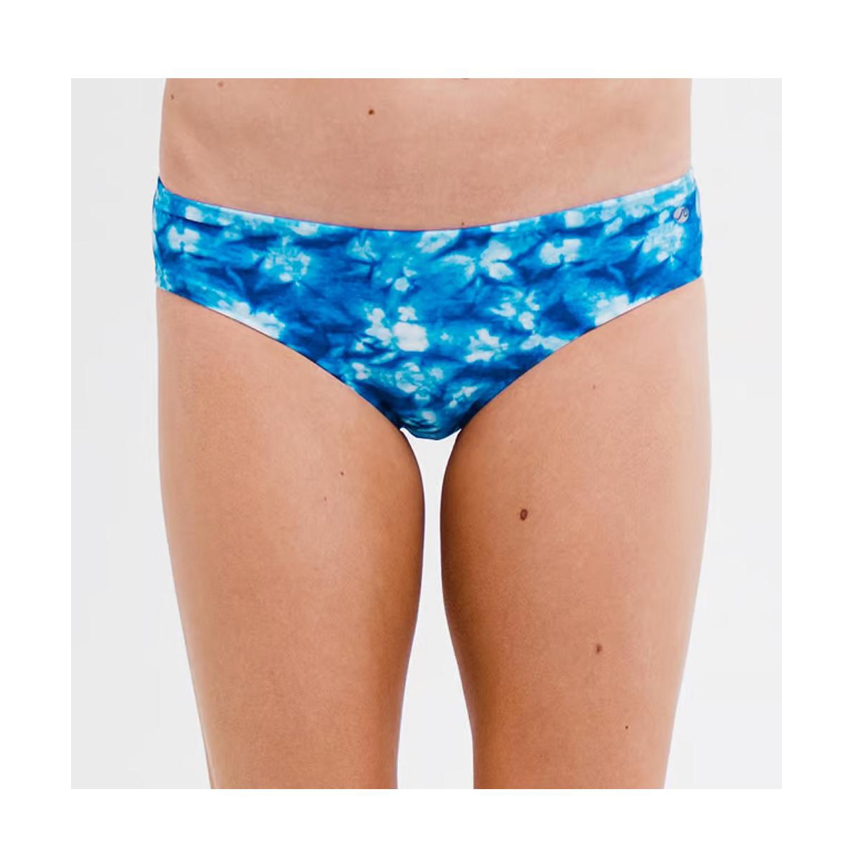 Plus Size Bikini Bottom - Sky blue (textured)