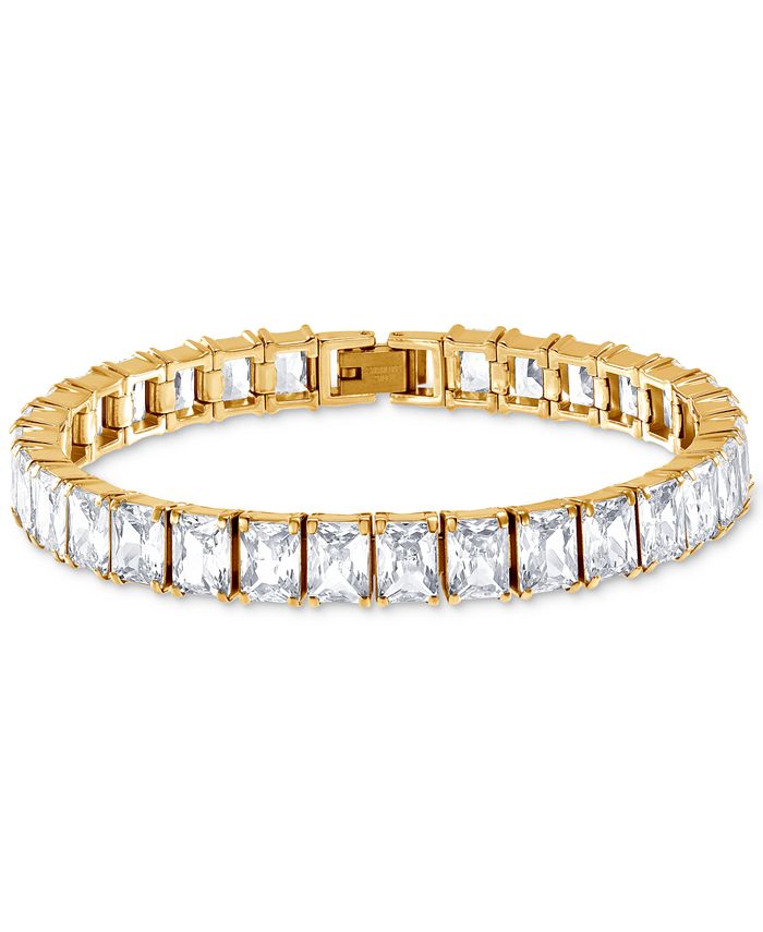 Cubic Zirconia Baguette Bracelet