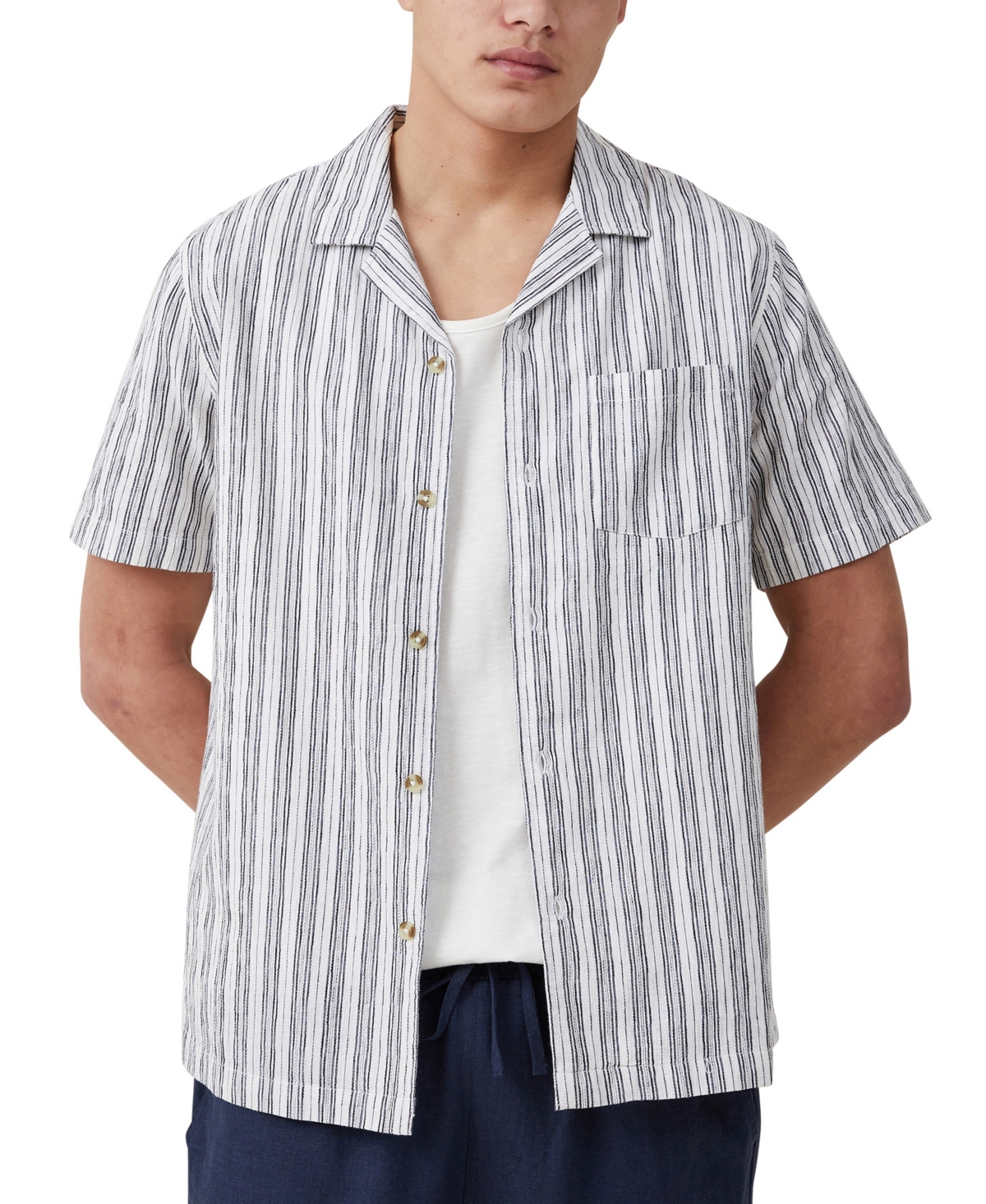 Cotton On Men's Riviera Short Sleeve Shirt